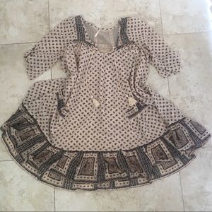 Free People mini flow dress